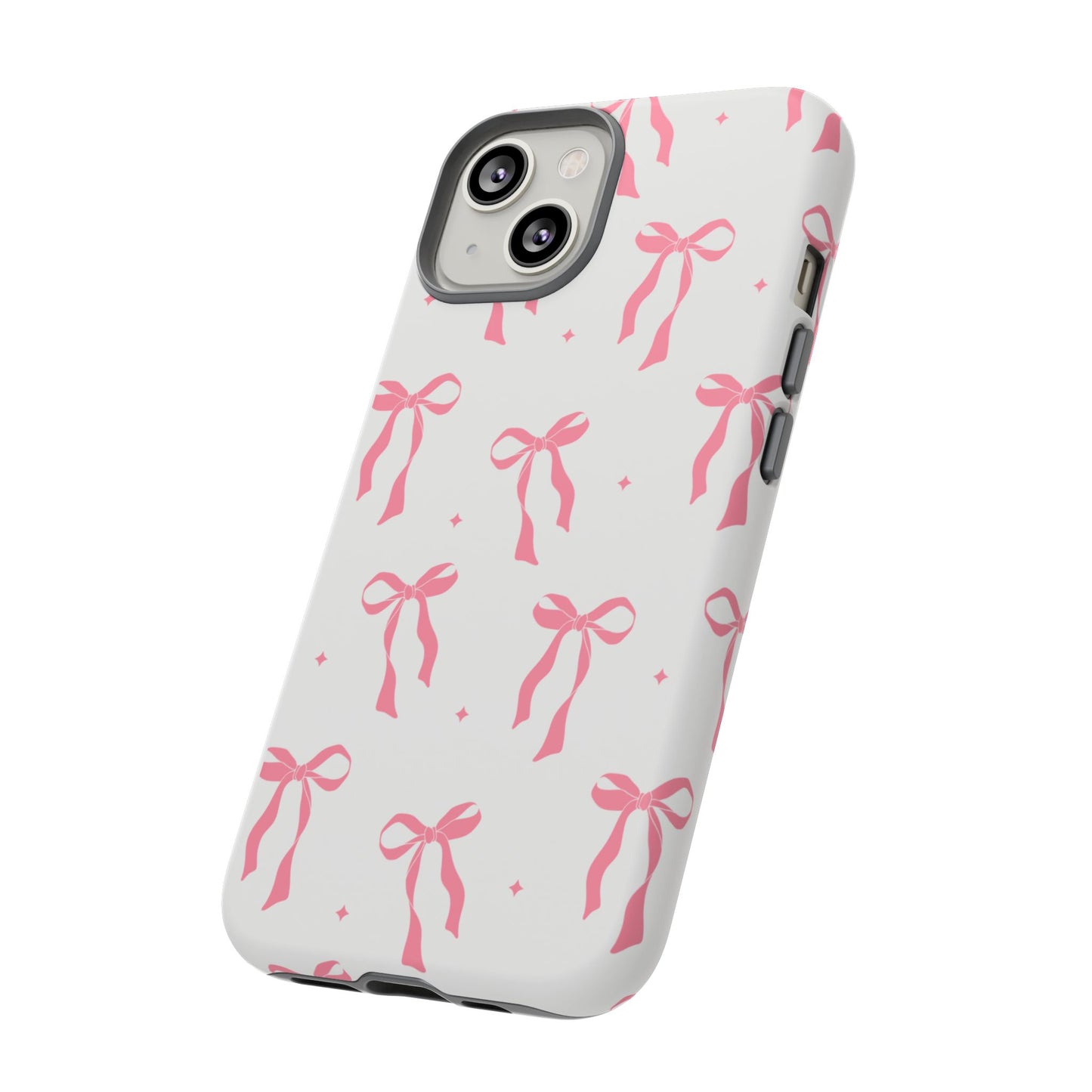 Chic Phone Case with Pink Ribbon Design, Stylish Gift for Her, Trendy Accessory, Mother's Day, Birthday, or Special Occasion