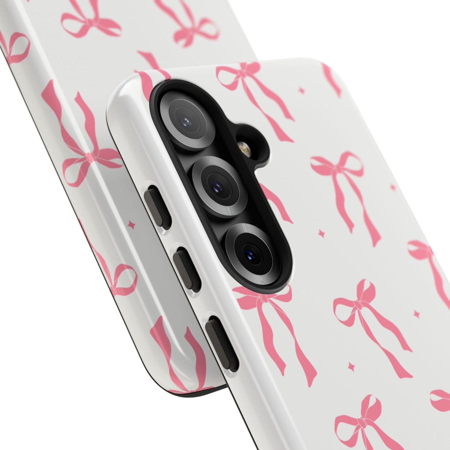 Chic Phone Case with Pink Ribbon Design, Stylish Gift for Her, Trendy Accessory, Mother's Day, Birthday, or Special Occasion