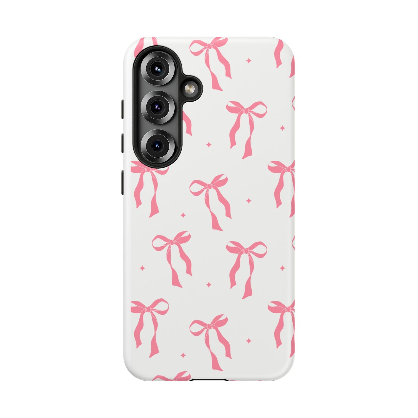 Chic Phone Case with Pink Ribbon Design, Stylish Gift for Her, Trendy Accessory, Mother's Day, Birthday, or Special Occasion