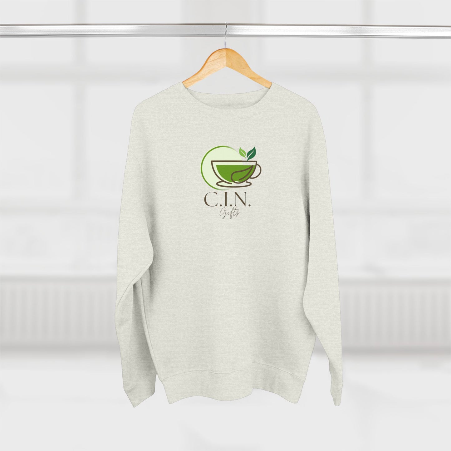 Calm C.I.N. Gifts Tea Logo Crewneck Sweatshirt