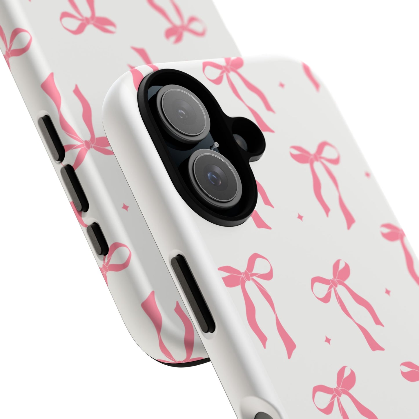 Chic Phone Case with Pink Ribbon Design, Stylish Gift for Her, Trendy Accessory, Mother's Day, Birthday, or Special Occasion