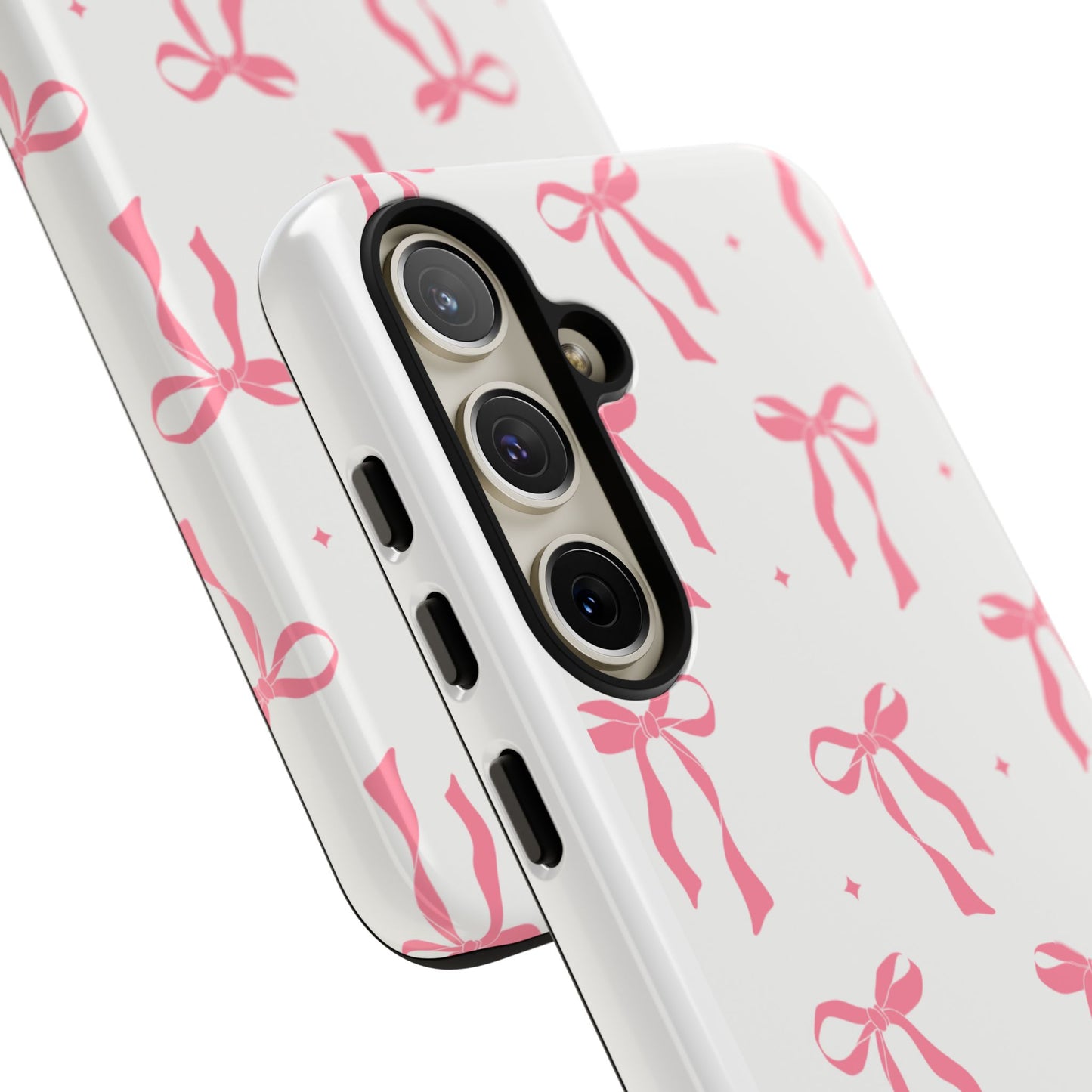 Chic Phone Case with Pink Ribbon Design, Stylish Gift for Her, Trendy Accessory, Mother's Day, Birthday, or Special Occasion