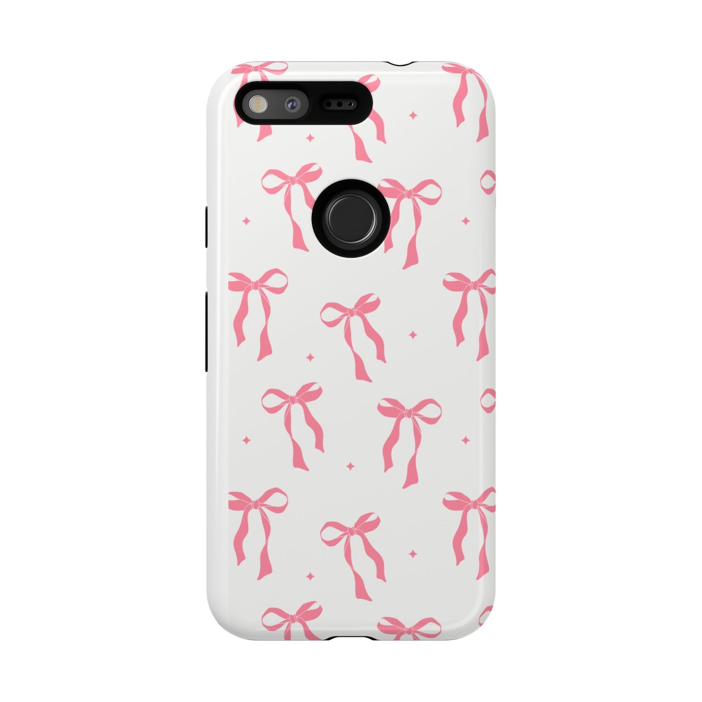 Chic Phone Case with Pink Ribbon Design, Stylish Gift for Her, Trendy Accessory, Mother's Day, Birthday, or Special Occasion