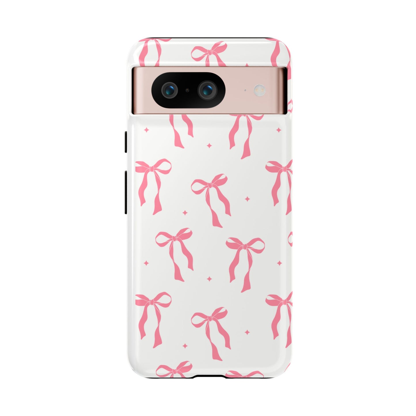 Chic Phone Case with Pink Ribbon Design, Stylish Gift for Her, Trendy Accessory, Mother's Day, Birthday, or Special Occasion