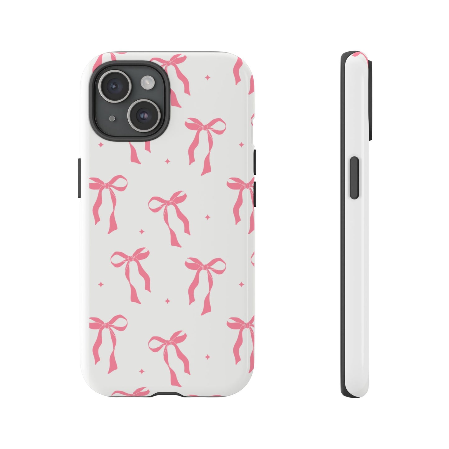 Chic Phone Case with Pink Ribbon Design, Stylish Gift for Her, Trendy Accessory, Mother's Day, Birthday, or Special Occasion