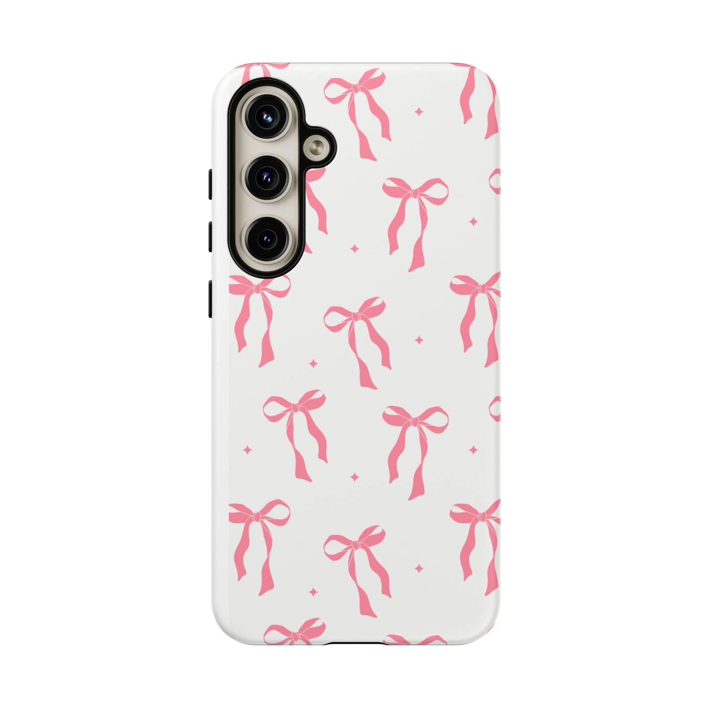 Chic Phone Case with Pink Ribbon Design, Stylish Gift for Her, Trendy Accessory, Mother's Day, Birthday, or Special Occasion