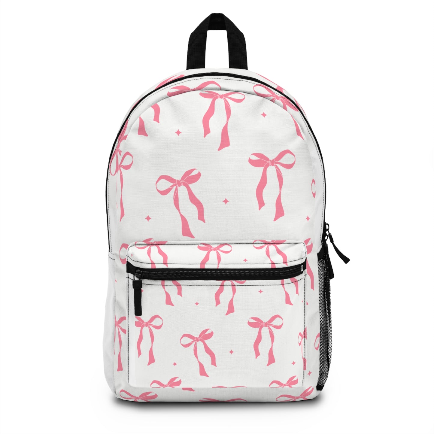 Pink Bow Ribbon Backpack