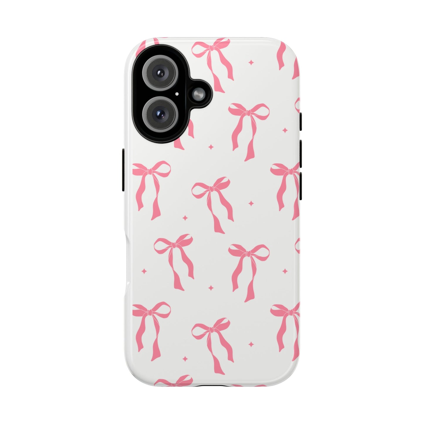Chic Phone Case with Pink Ribbon Design, Stylish Gift for Her, Trendy Accessory, Mother's Day, Birthday, or Special Occasion