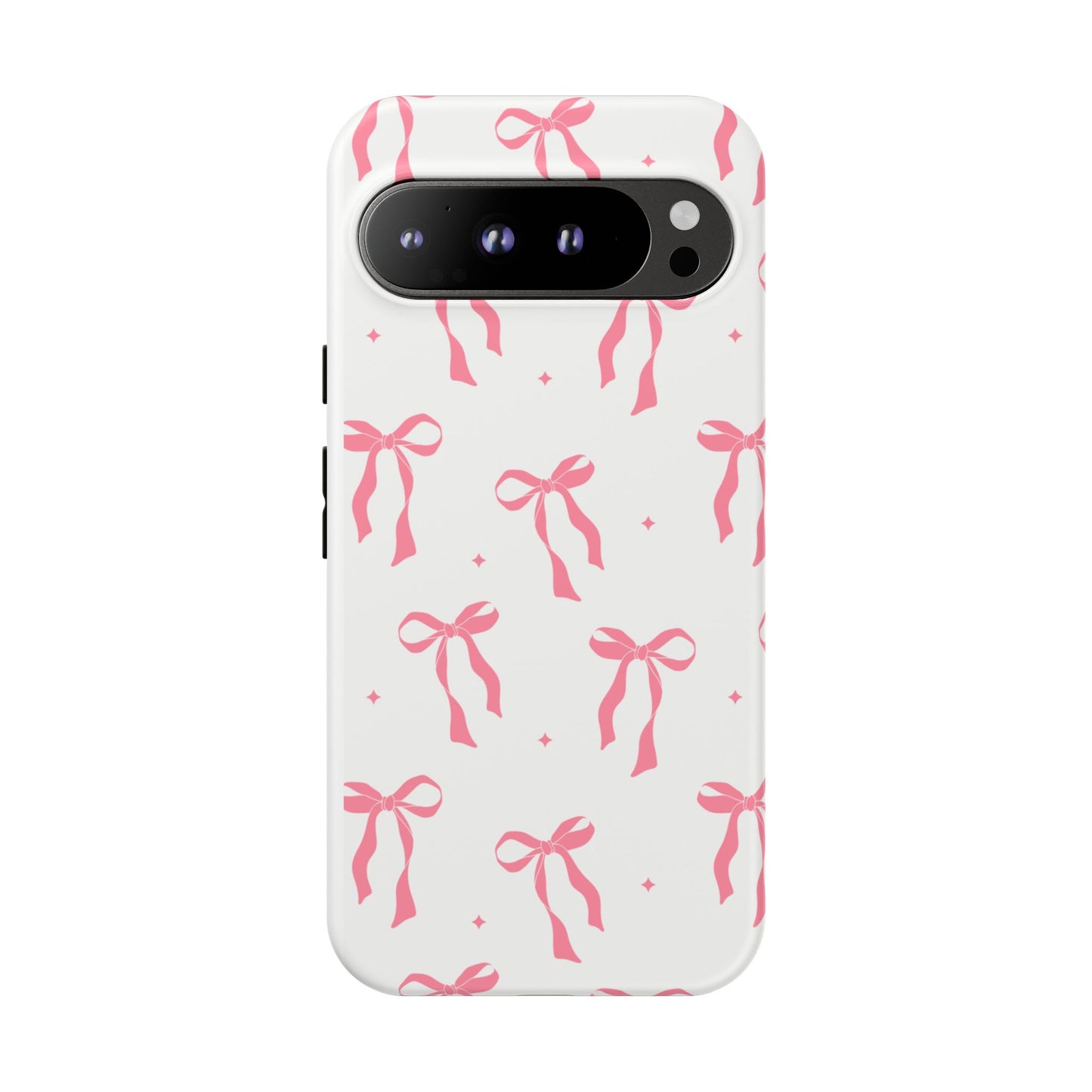 Chic Phone Case with Pink Ribbon Design, Stylish Gift for Her, Trendy Accessory, Mother's Day, Birthday, or Special Occasion