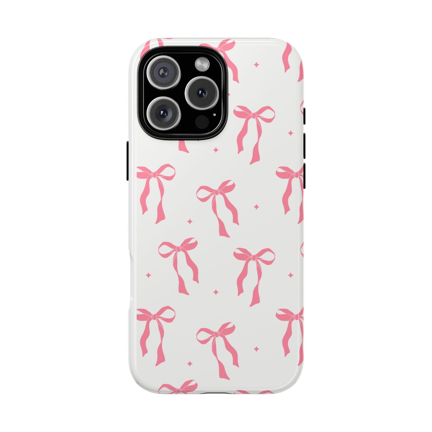 Chic Phone Case with Pink Ribbon Design, Stylish Gift for Her, Trendy Accessory, Mother's Day, Birthday, or Special Occasion