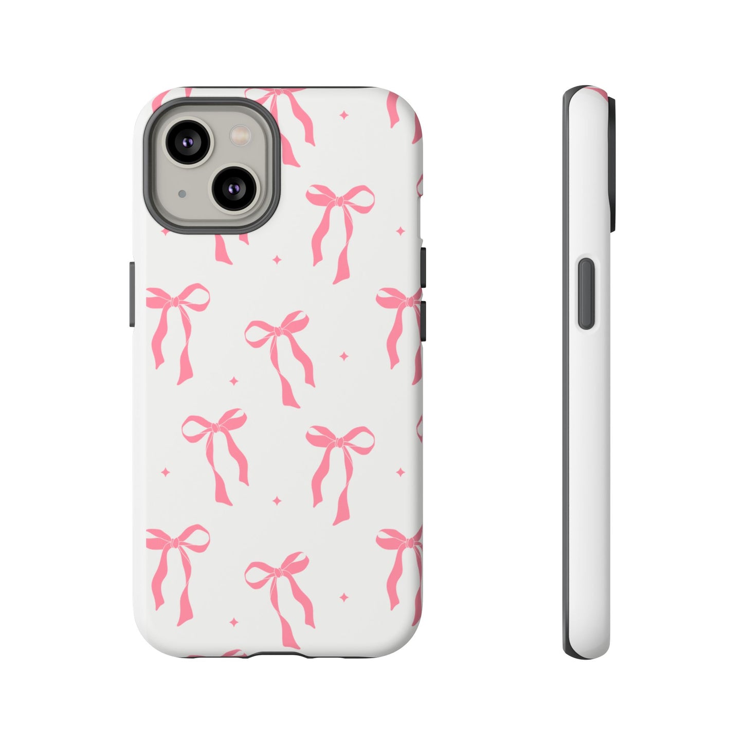Chic Phone Case with Pink Ribbon Design, Stylish Gift for Her, Trendy Accessory, Mother's Day, Birthday, or Special Occasion