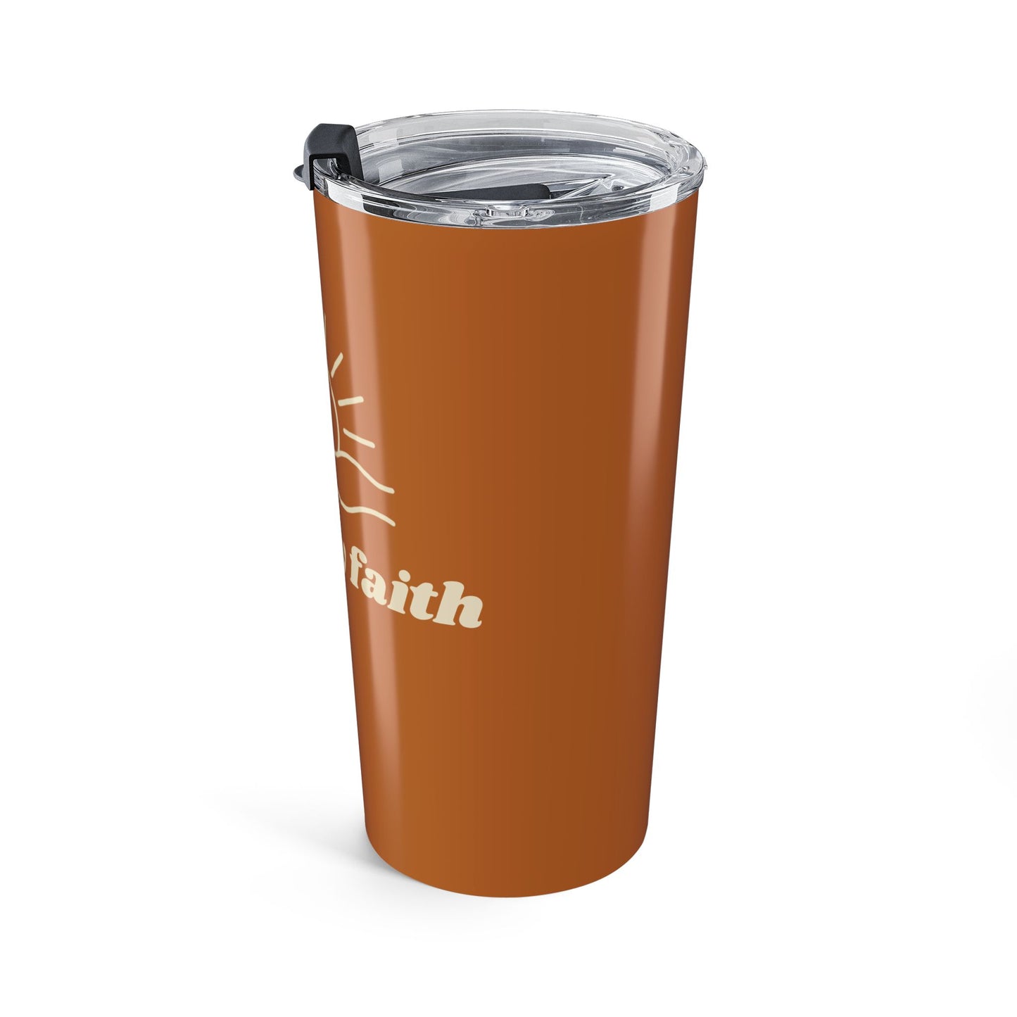 Walk by Faith Travel Tumbler