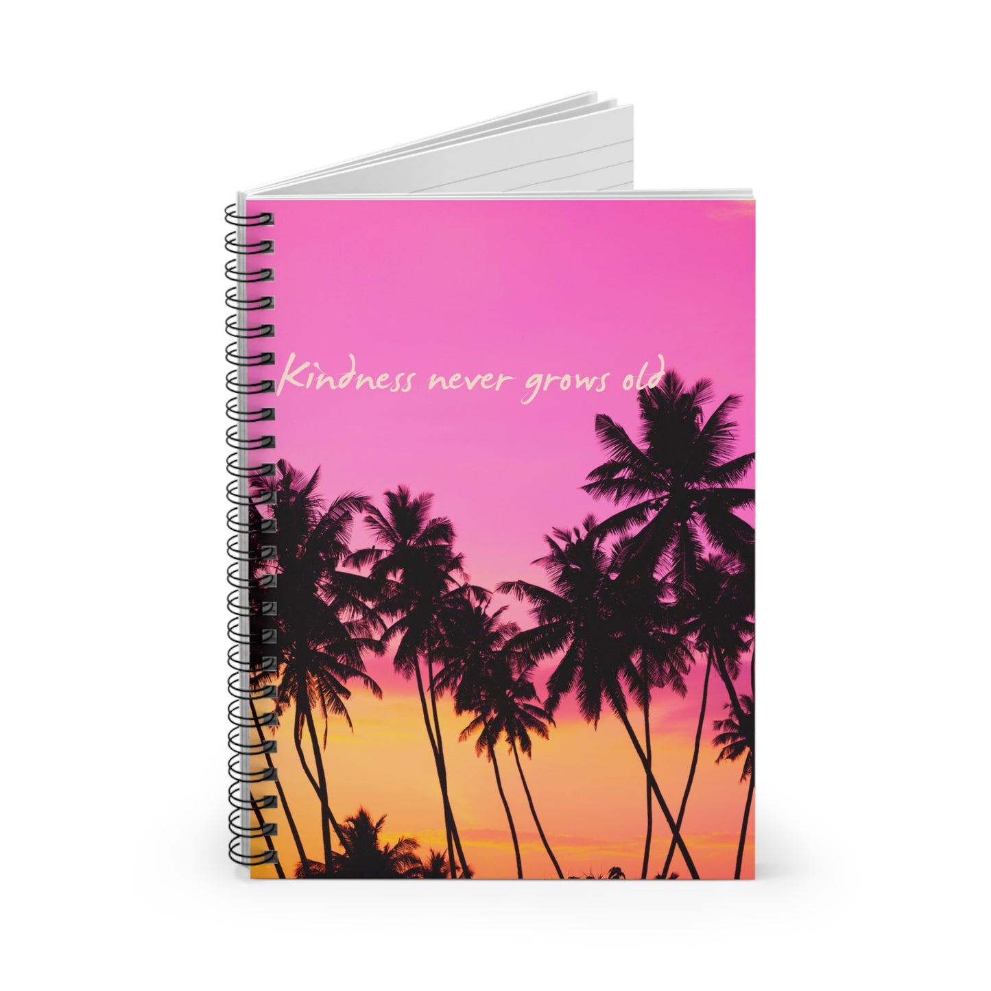 Kindness Never Grows Old Spiral Notebook Journal image 1