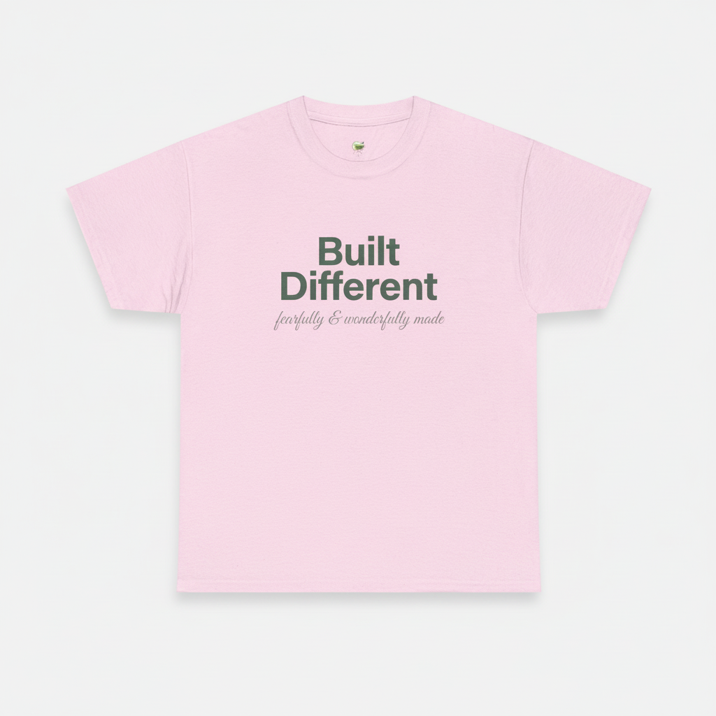 Built Different Fearfully & Wonderfully Made T-Shirt
