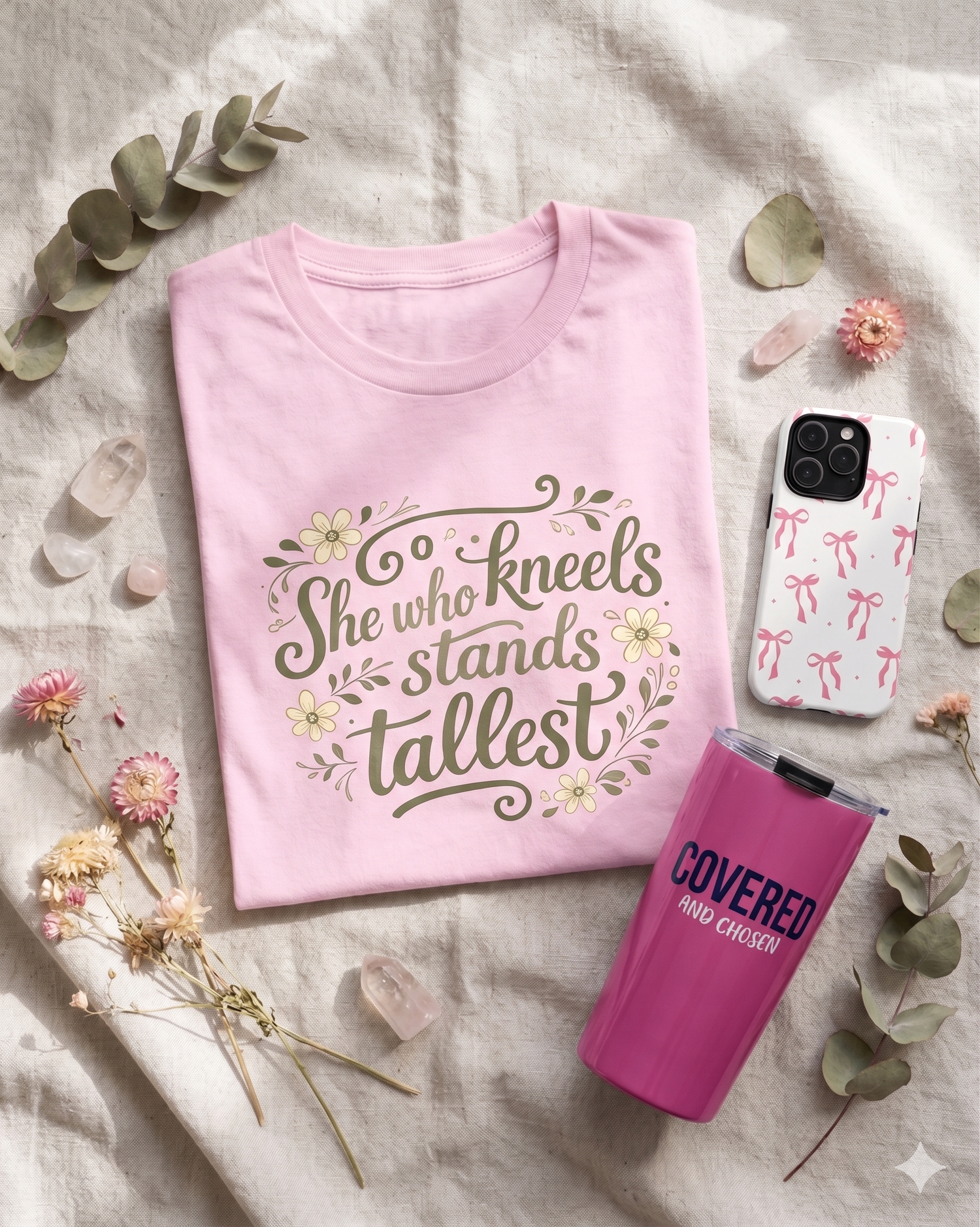 Pink with purpose collection-tumblers, mugs, phone cases and more