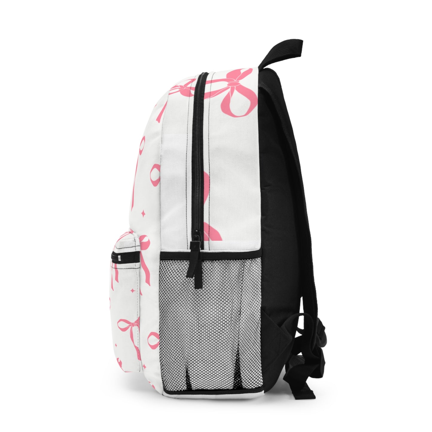 Pink Bow Ribbon Backpack