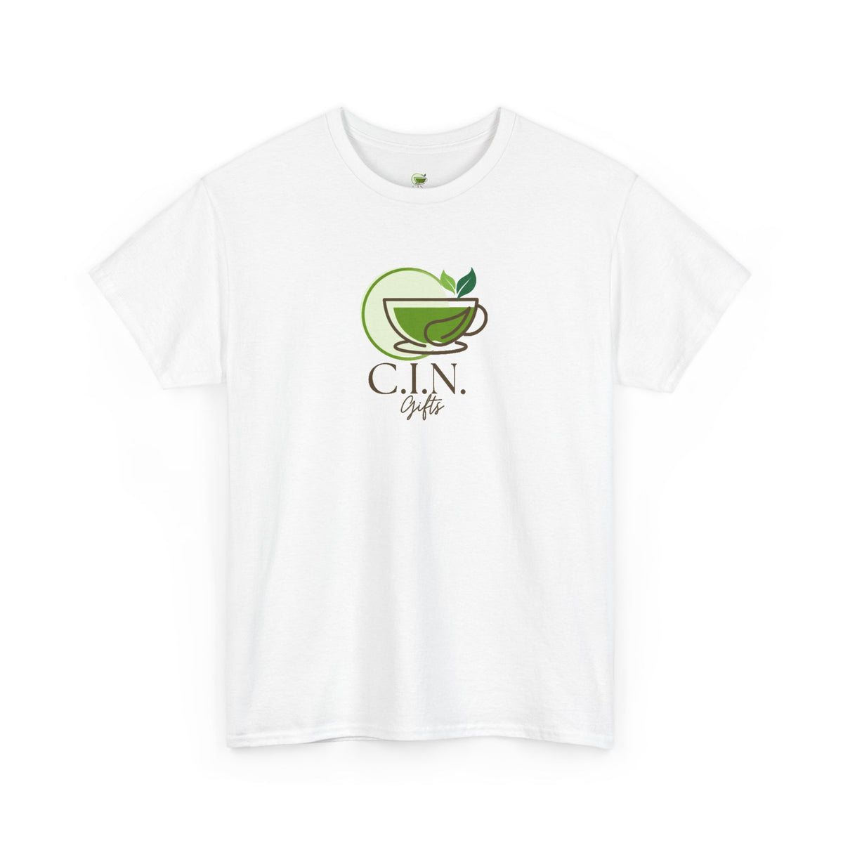 C.I.N. Brand Green Tea Logo T-Shirt