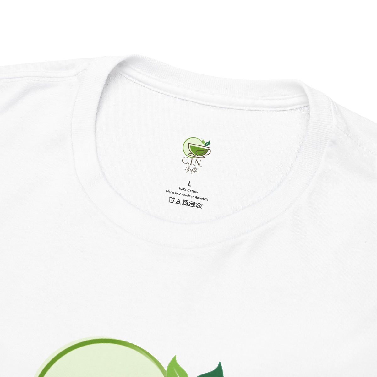 C.I.N. Brand Green Tea Logo T-Shirt
