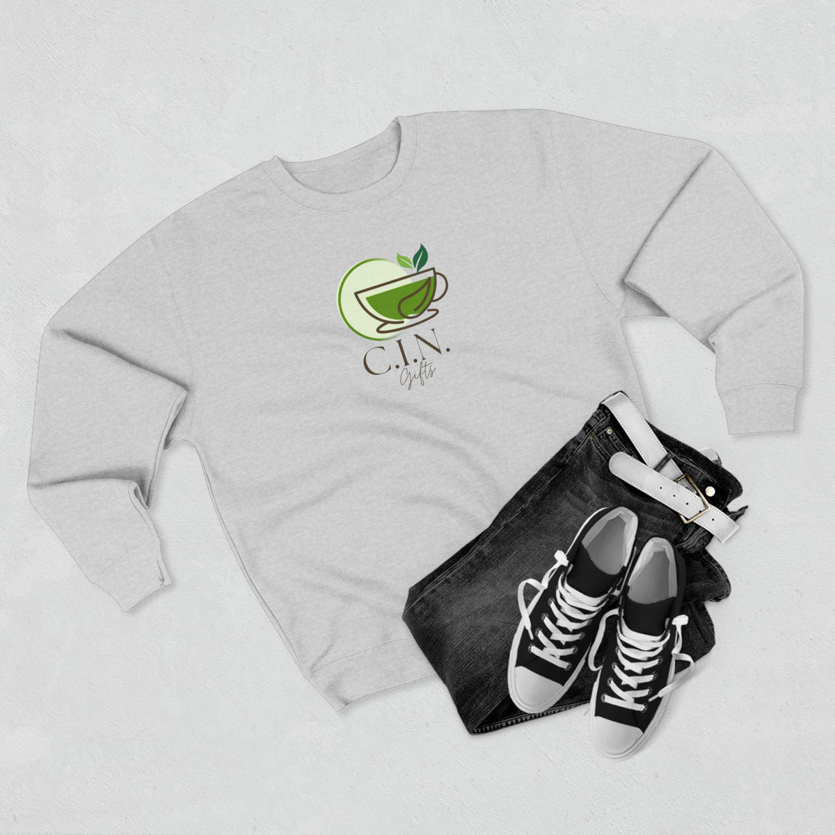 C.I.N. Gifts Tea Logo Crewneck Sweatshirt
