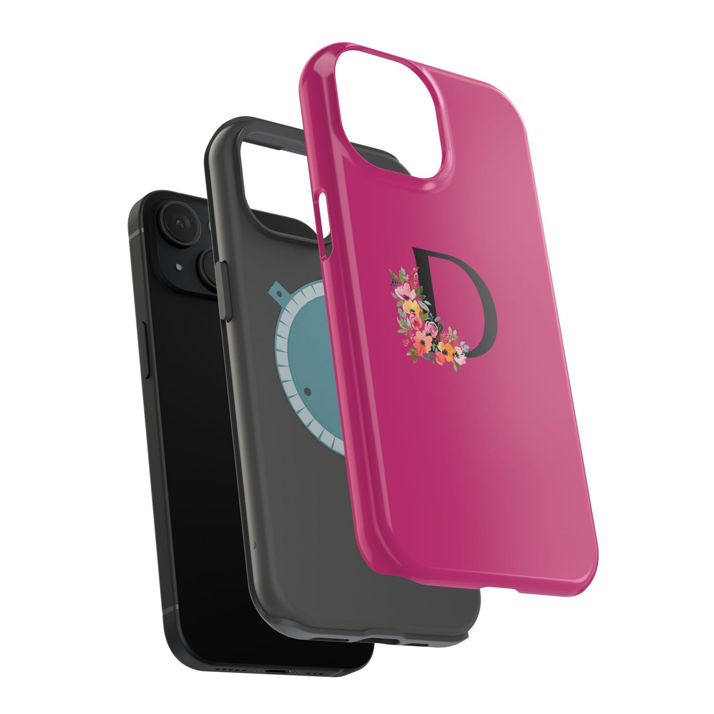 Letter "D" Floral iphone Case