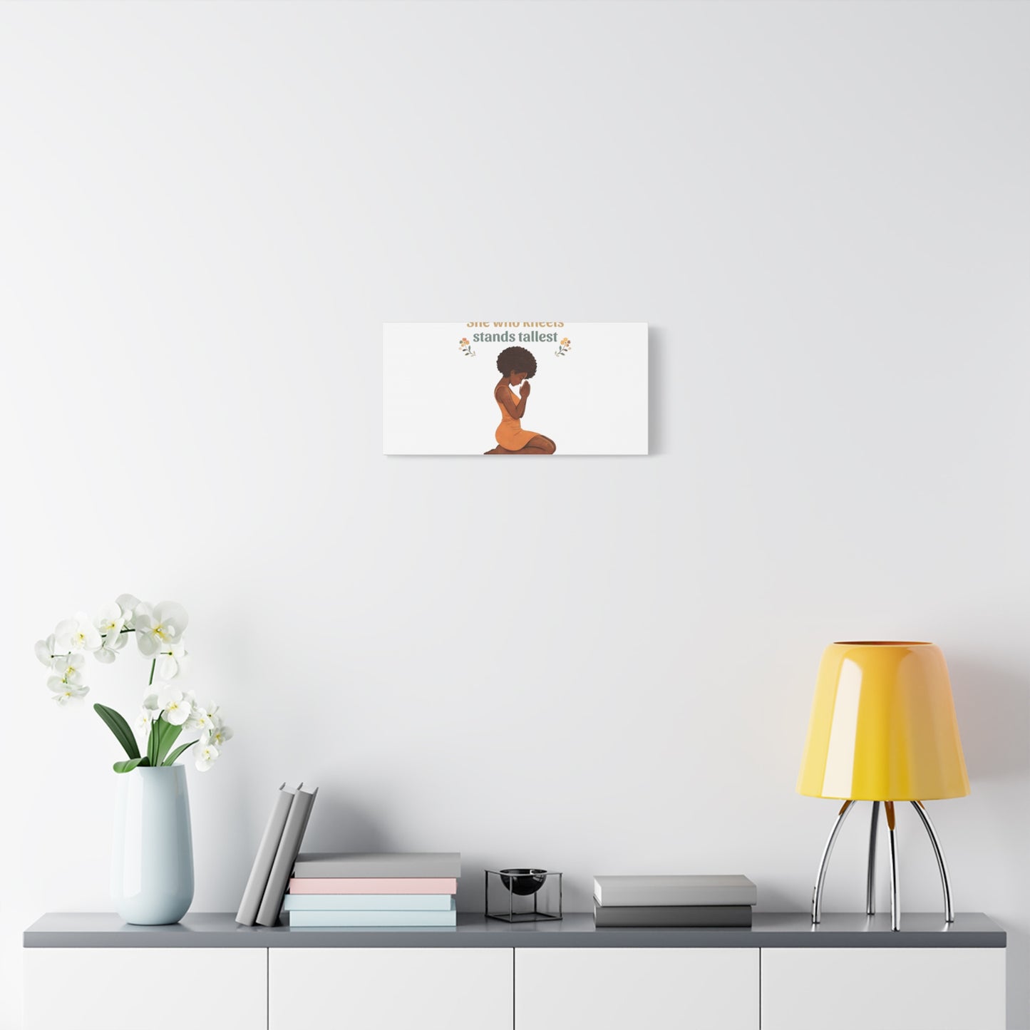 "She Who Kneels Stands Tallest" Wall Art