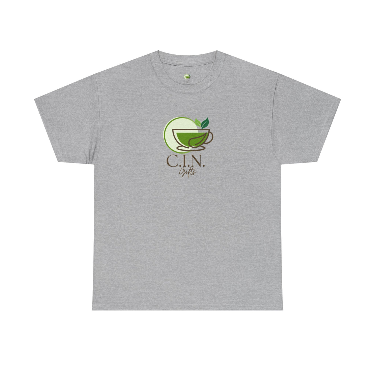 C.I.N. Brand Green Tea Logo T-Shirt