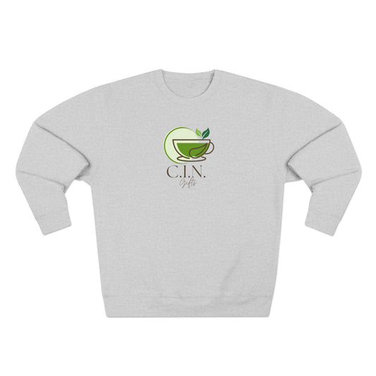 Calm C.I.N. Gifts Tea Logo Crewneck Sweatshirt