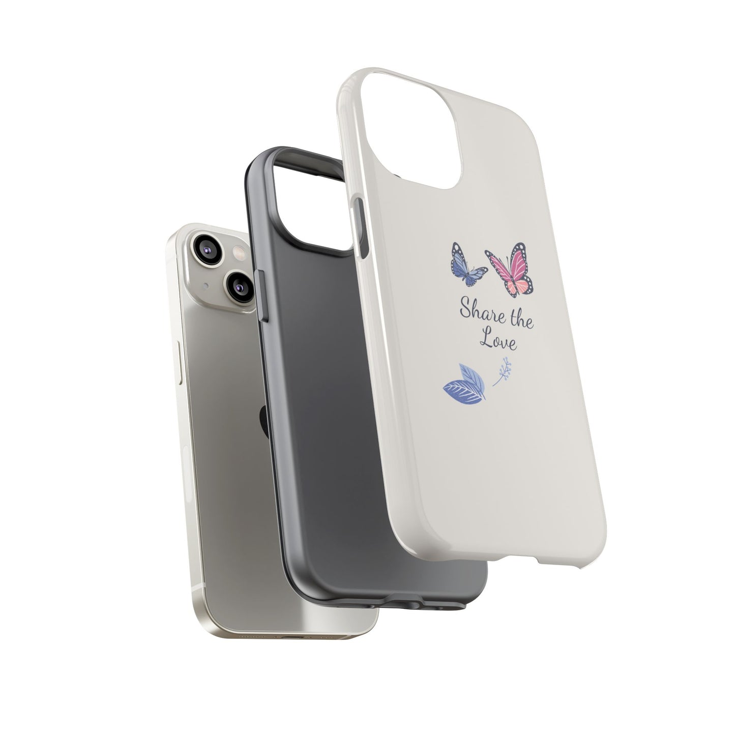 Share the Love Butterfly Phone Case