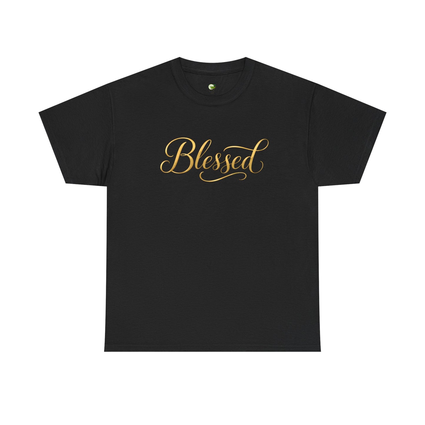 Blessed Gold Script T-Shirt