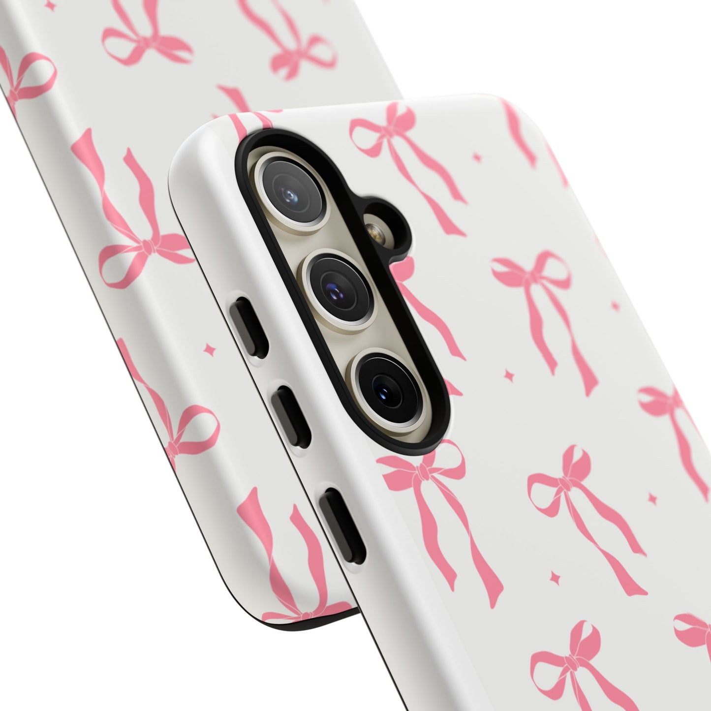 Chic Phone Case with Pink Ribbon Design, Stylish Gift for Her, Trendy Accessory, Mother's Day, Birthday, or Special Occasion