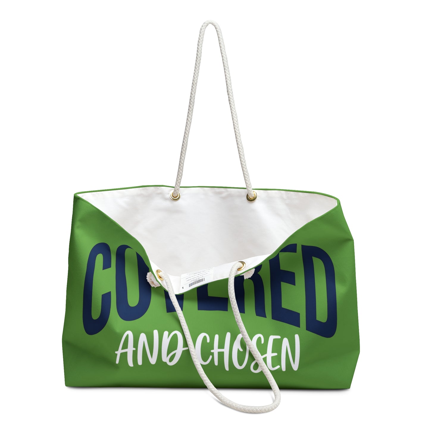 Covered and Chosen Weekender Tote
