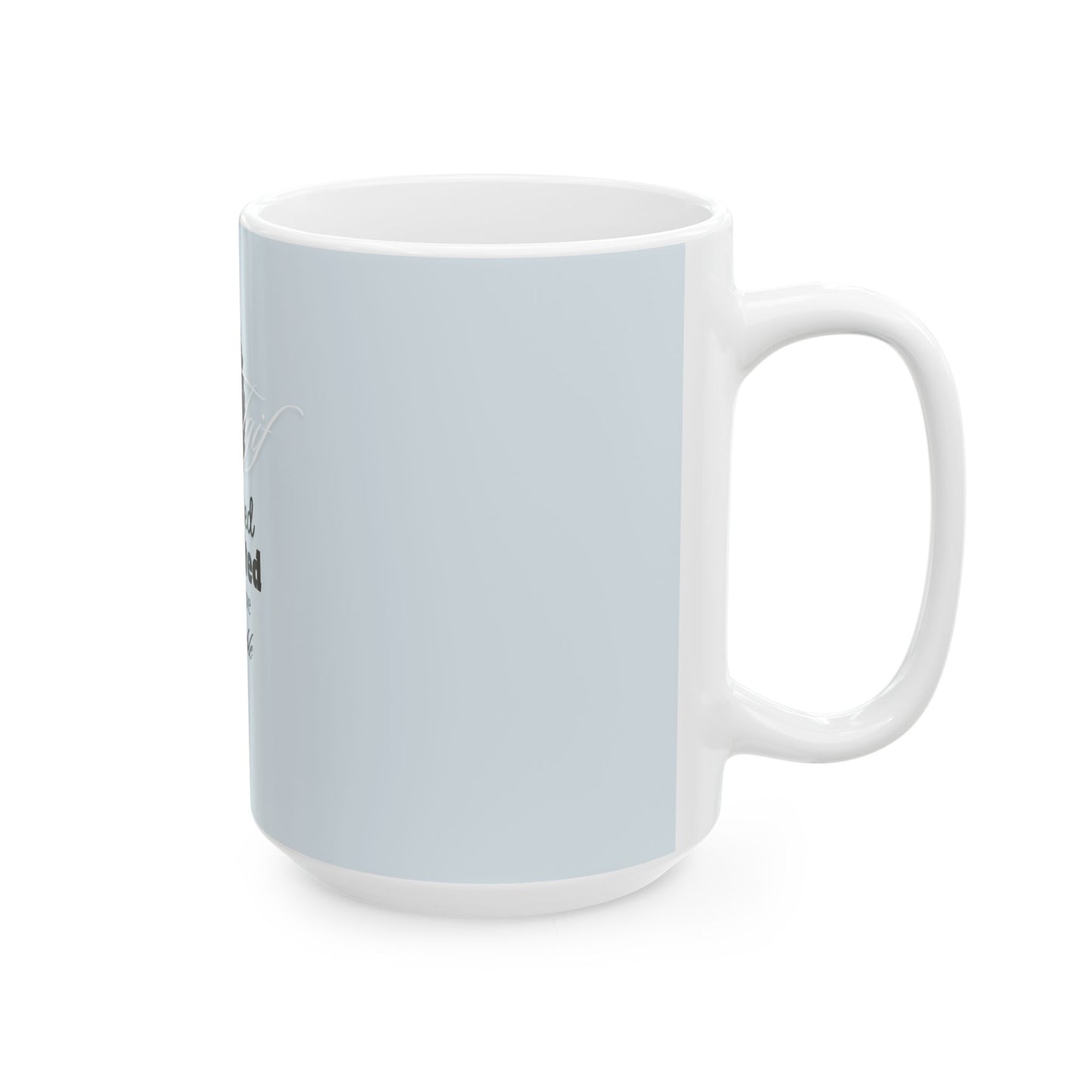 T.G.I.F. Light Blue Ceramic Mug