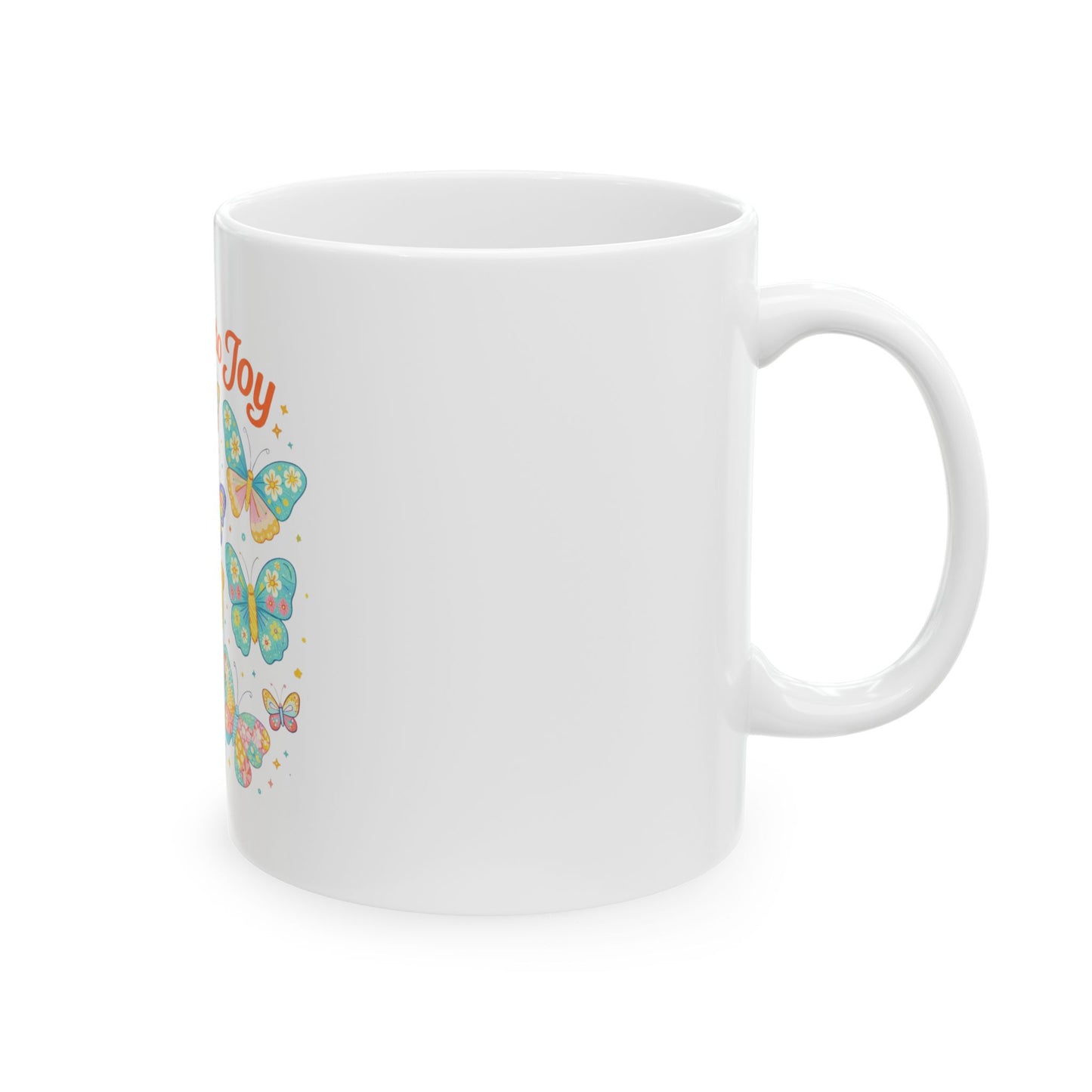 Flutter Into Joy Butterfly Mug