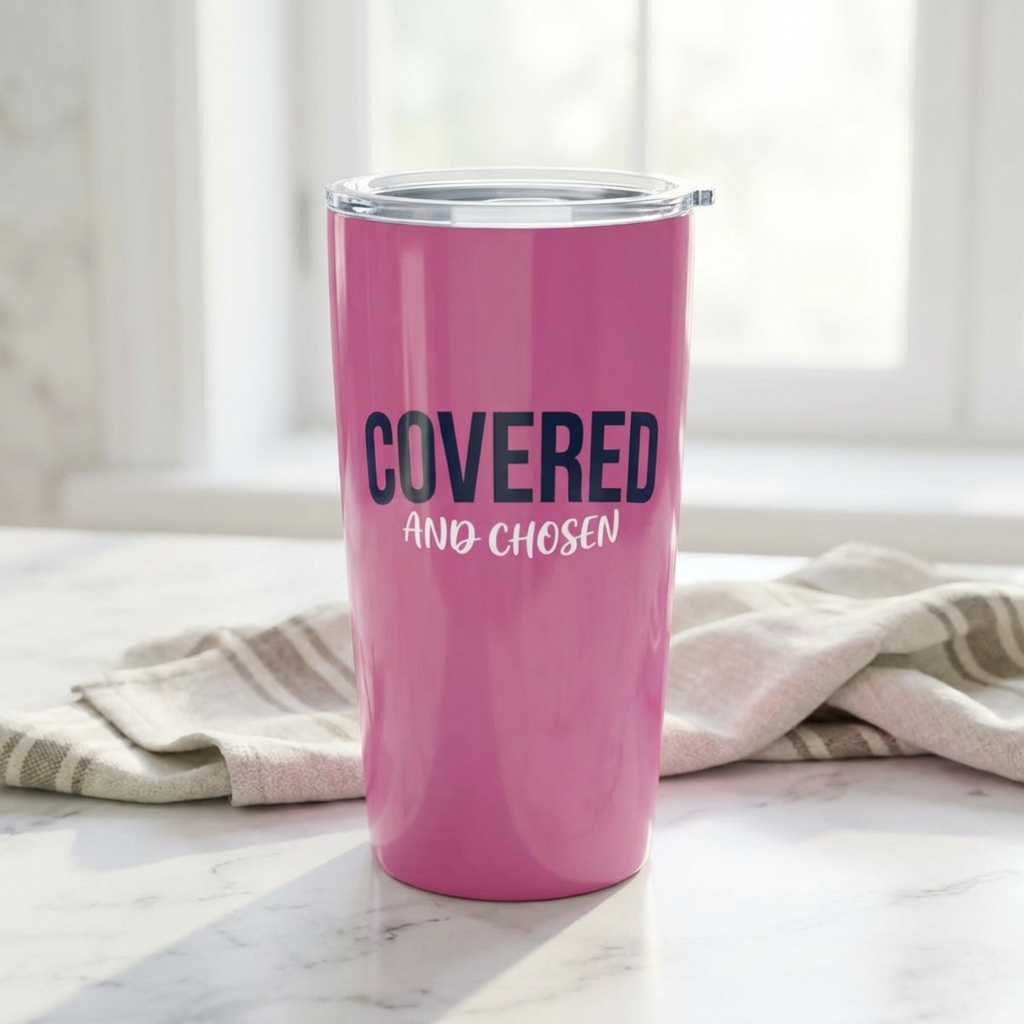 Covered and Chosen Tumbler