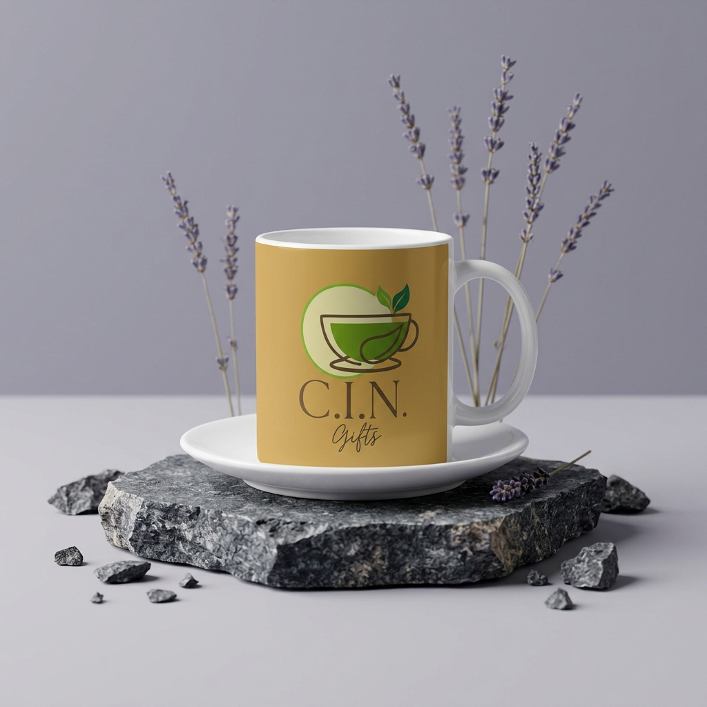 C.I.N. Gifts Honey Gold Logo Coffee Mug