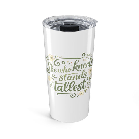 She Who Kneels Script Tumbler
