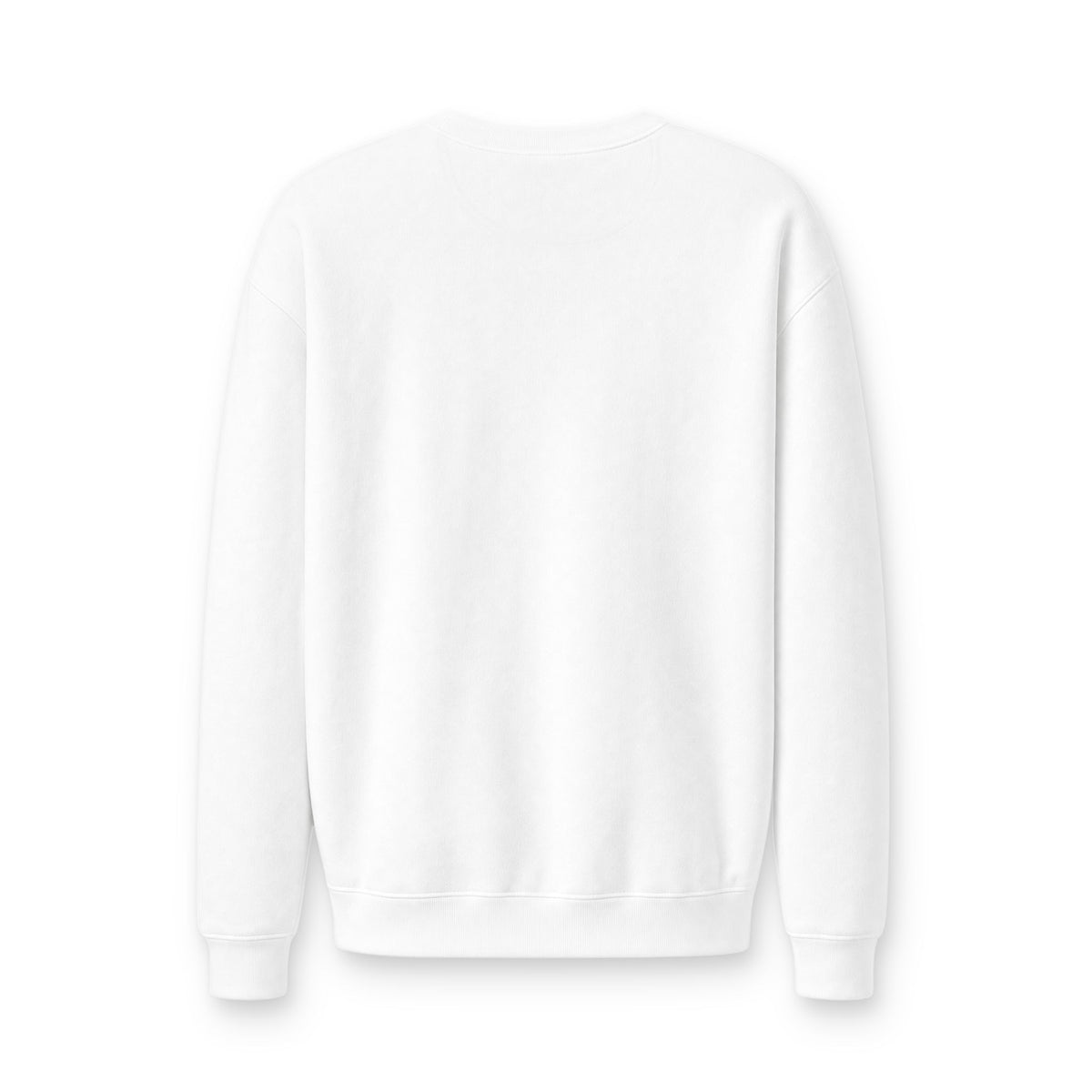 Cozy Crewneck Minimal Gold Foil Text Sweatshirt