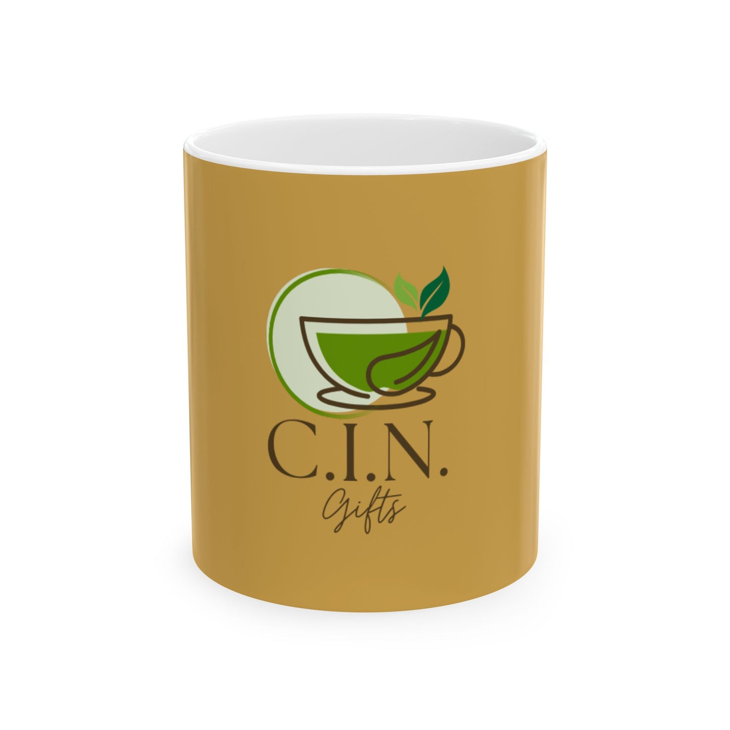 C.I.N. Gifts Honey Gold Logo Coffee Mug