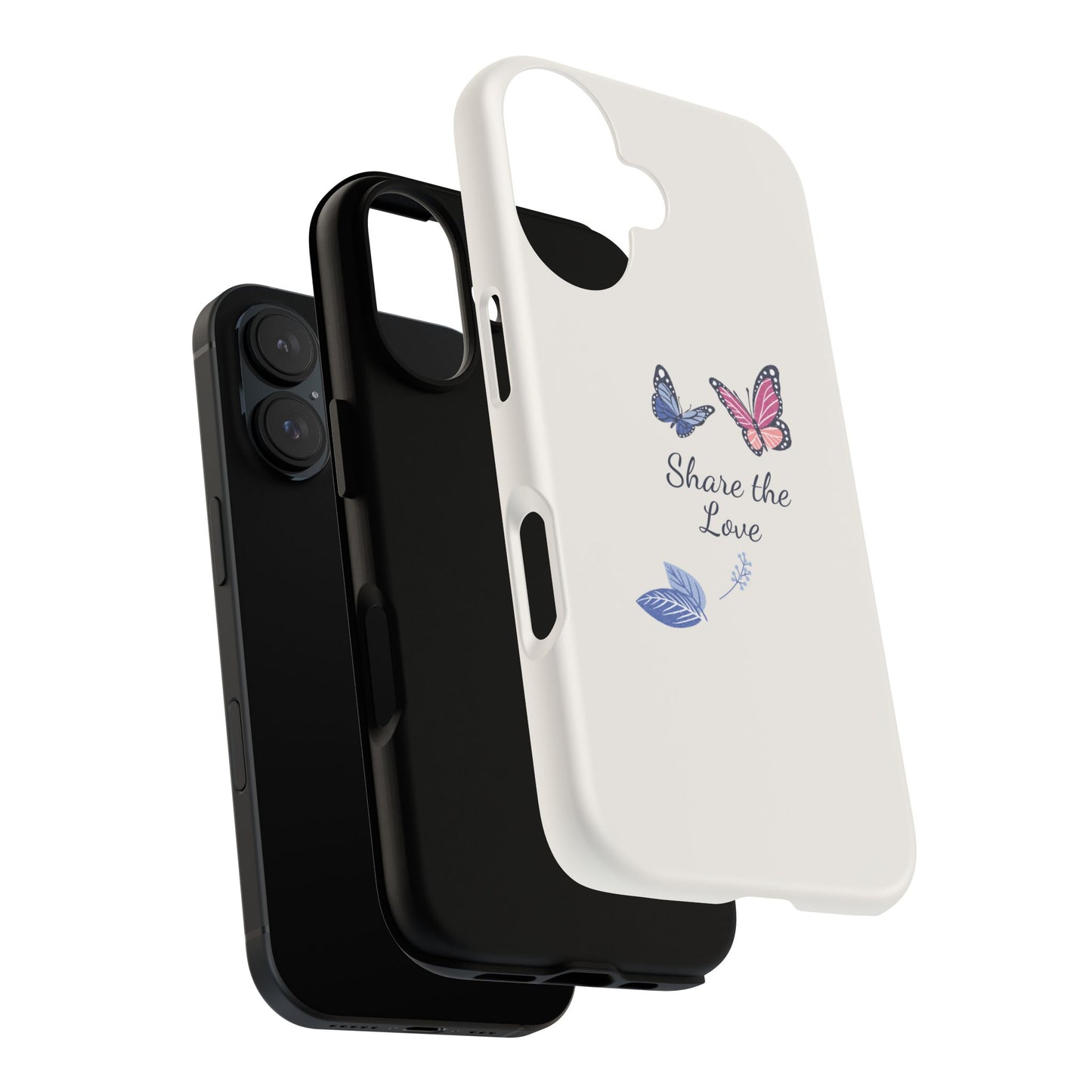 Share the Love Butterfly Phone Case