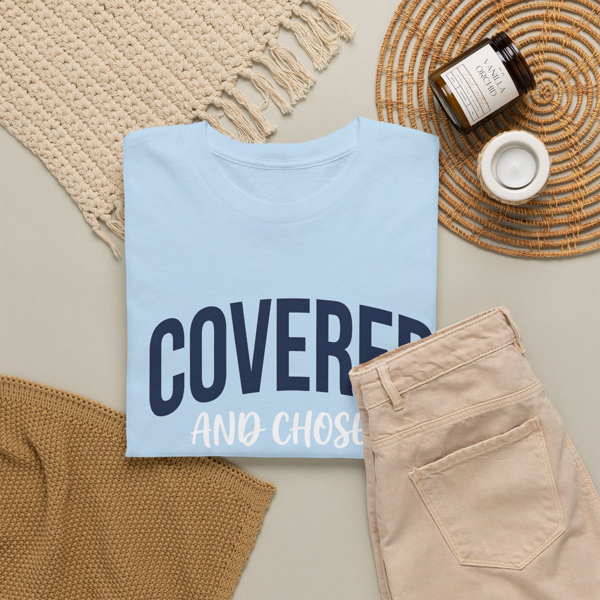 Covered and Chosen Graphic Tee
