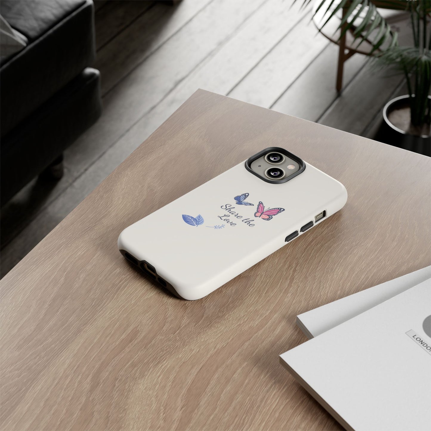 Share the Love Butterfly Phone Case