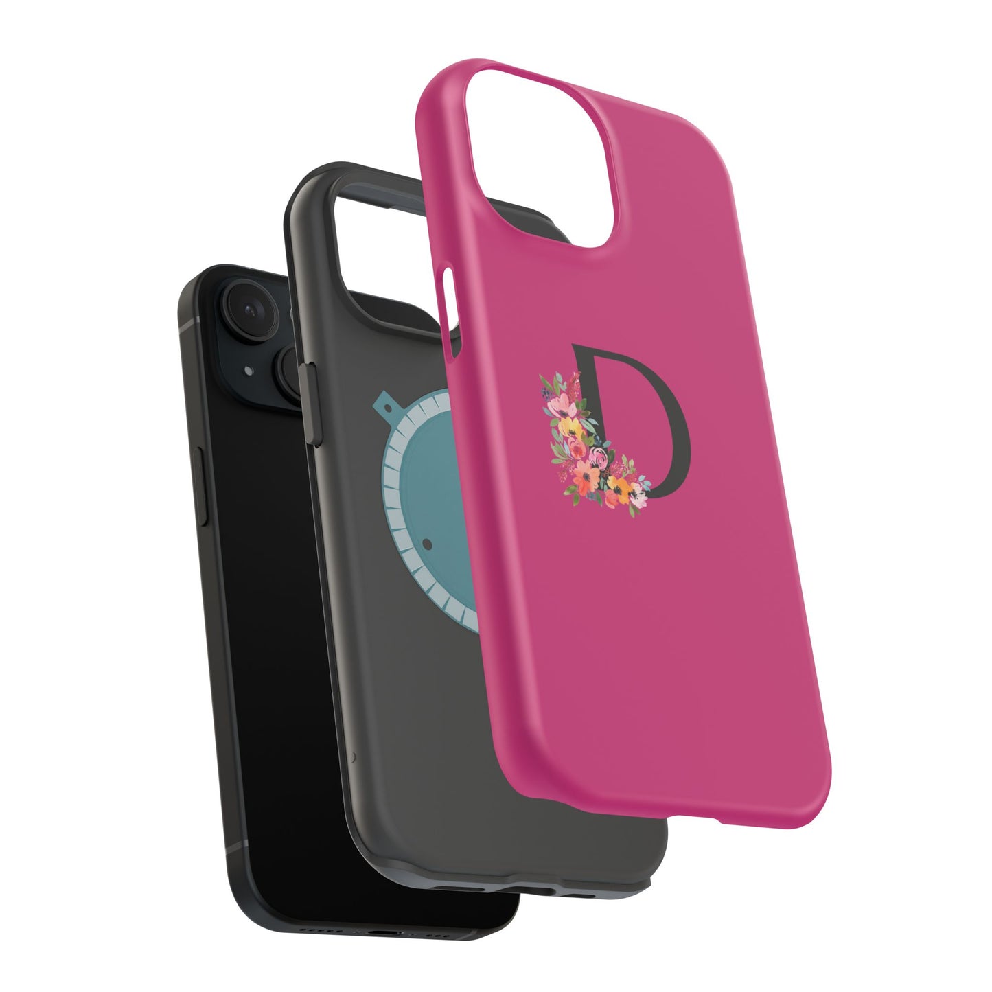 Letter "D" Floral iphone Case