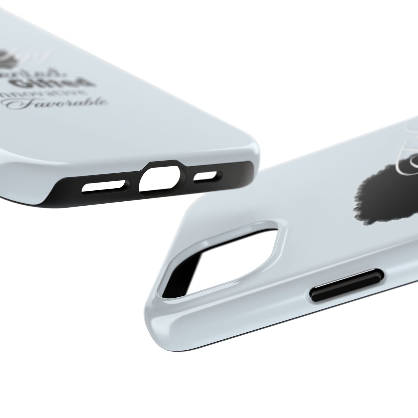 TGIF iPhone Cases in C.I.N. Light Blue