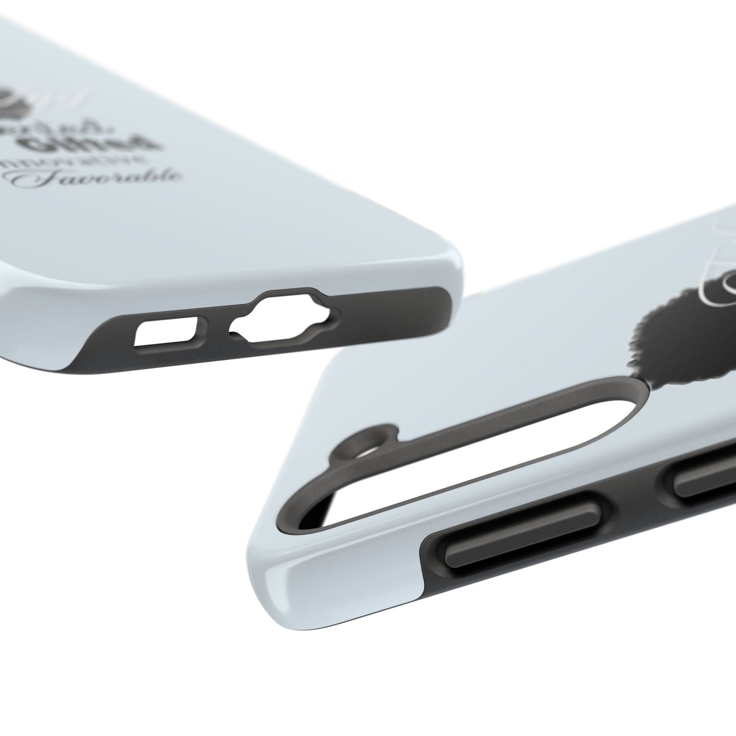 TGIF iPhone Cases in C.I.N. Light Blue