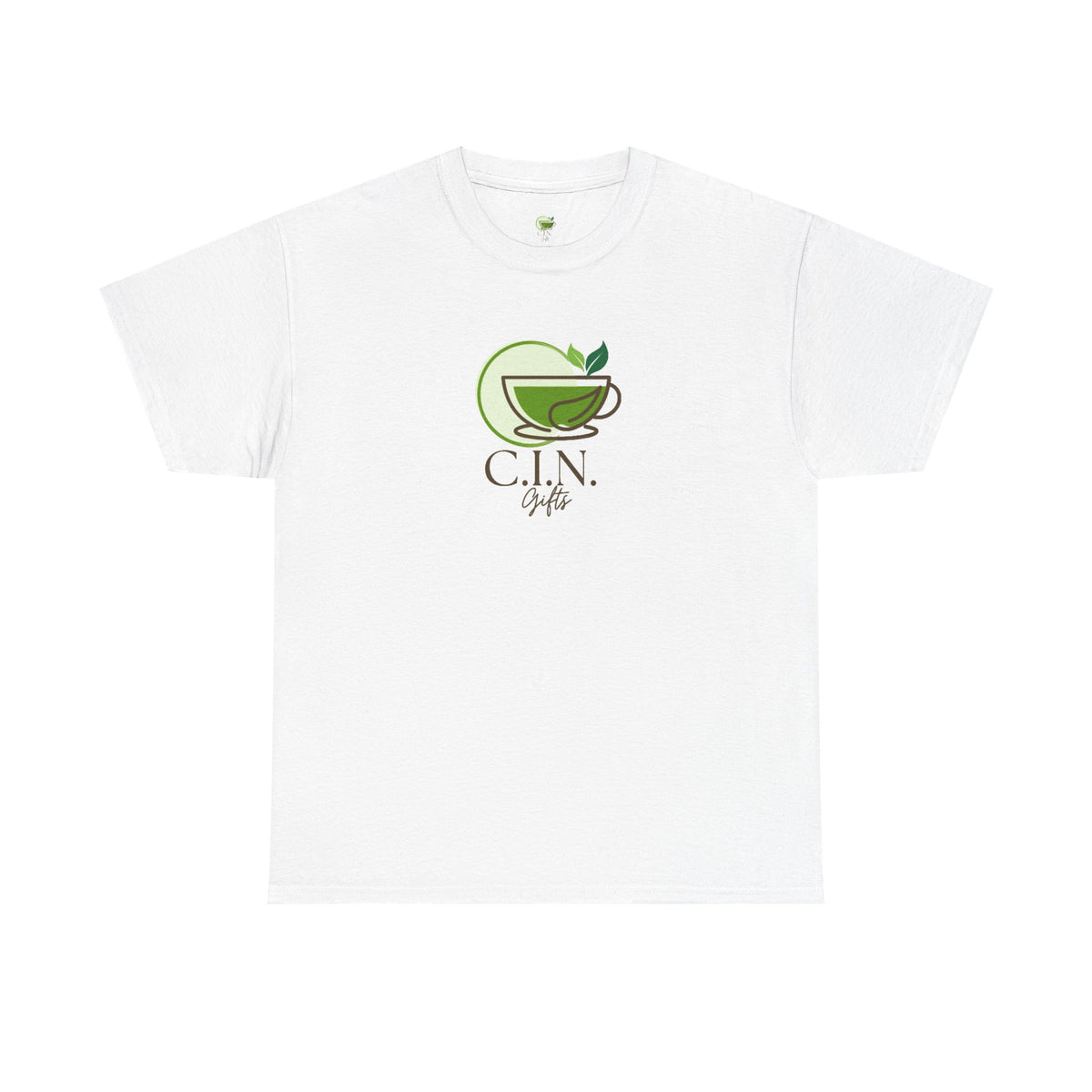 C.I.N. Brand Green Tea Logo T-Shirt