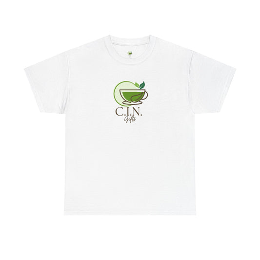 C.I.N. Brand Green Tea Logo T-Shirt