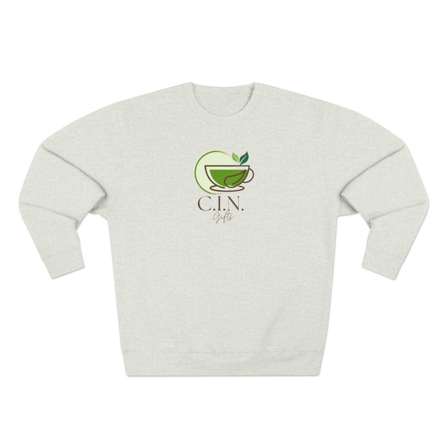 Calm C.I.N. Gifts Tea Logo Crewneck Sweatshirt