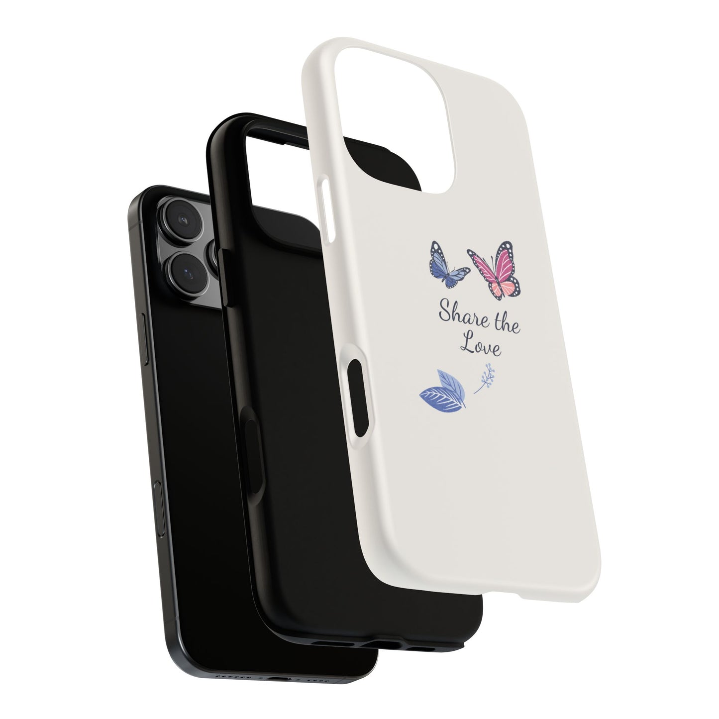 Share the Love Butterfly Phone Case