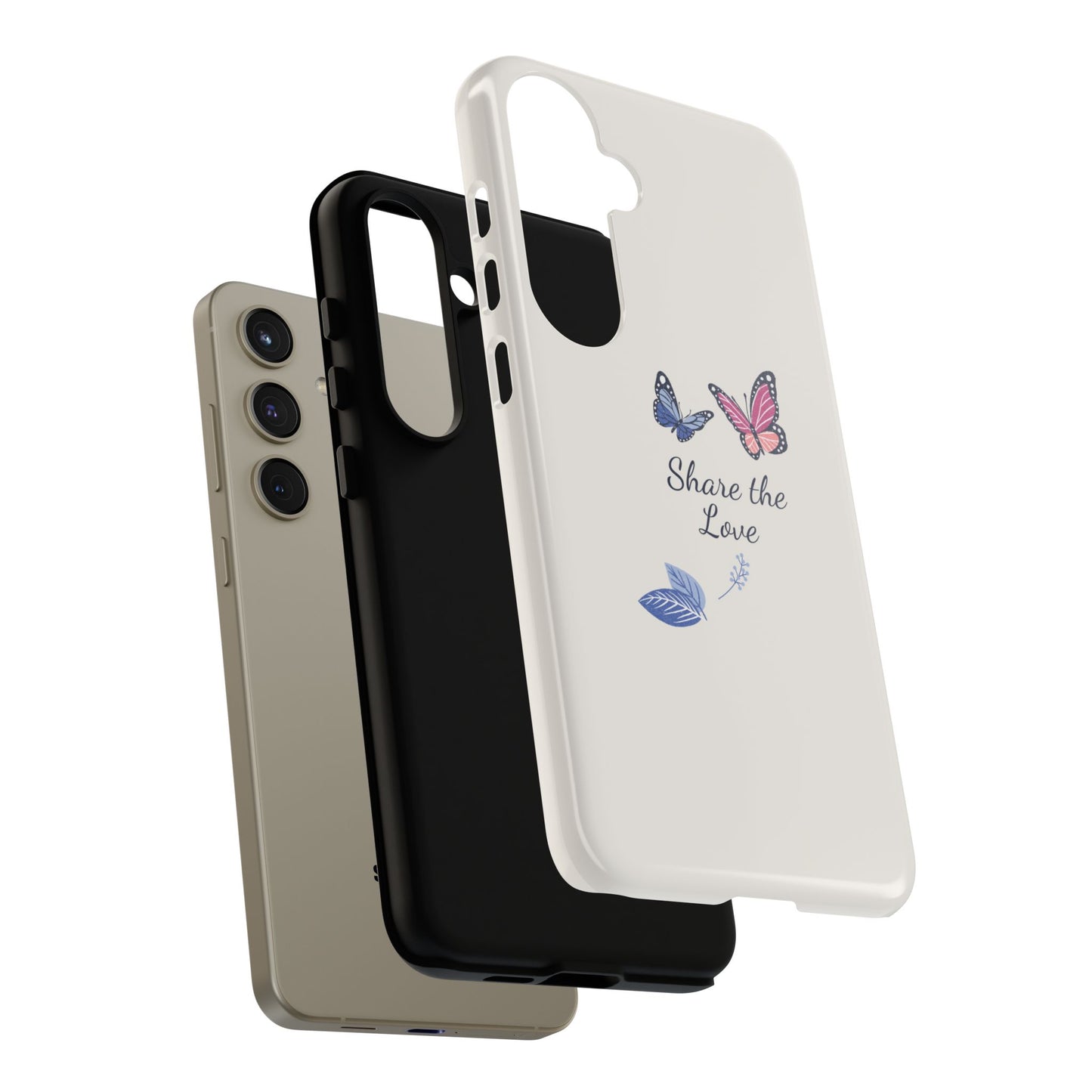 Share the Love Butterfly Phone Case