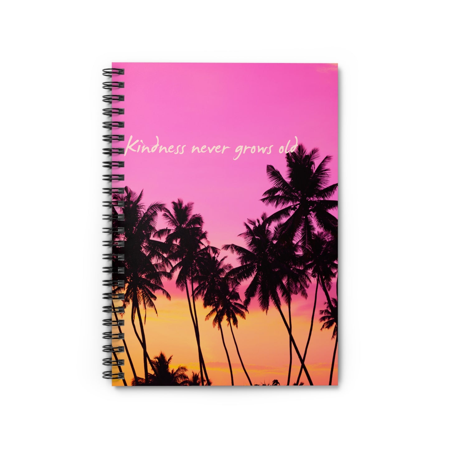 Kindness Never Grows Old Spiral Notebook Journal image 0